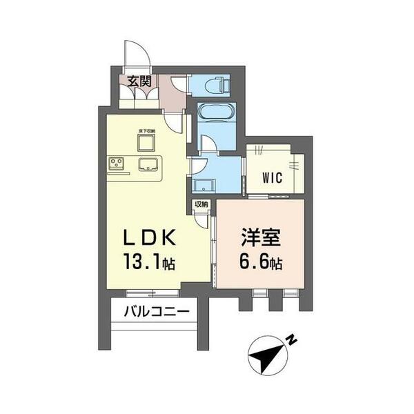 プライムレジデンス幕張 00102｜千葉県千葉市花見川区幕張町２丁目(賃貸マンション1LDK・1階・48.59㎡)の写真 その2