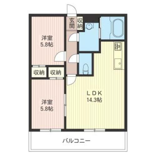 同じ建物の物件間取り写真 - ID:209005613609