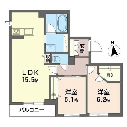 同じ建物の物件間取り写真 - ID:211046675349