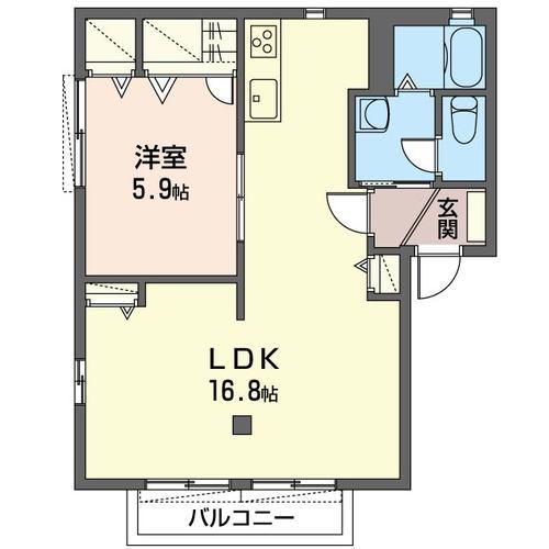 同じ建物の物件間取り写真 - ID:209005610855