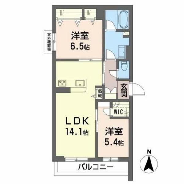 ＮＴ　Ｍａｉｓｏｎ　Ⅲ 0303｜大阪府堺市北区新金岡町５丁(賃貸マンション2LDK・3階・62.01㎡)の写真 その2