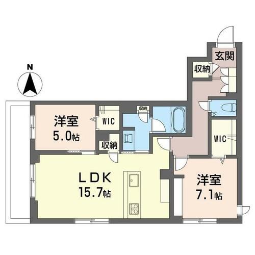 同じ建物の物件間取り写真 - ID:211046711727