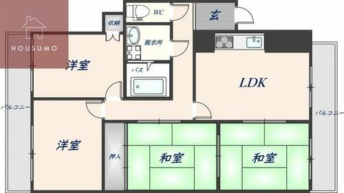 同じ建物の物件間取り写真 - ID:227085469532