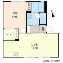 リモーネ A0102 ｜ 鹿児島県霧島市隼人町住吉（賃貸アパート1LDK・1階・43.75㎡） その2