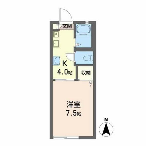 フレグランス中筋 A0103｜広島県広島市安佐南区中筋２丁目(賃貸アパート1K・1階・24.18㎡)の写真 その2