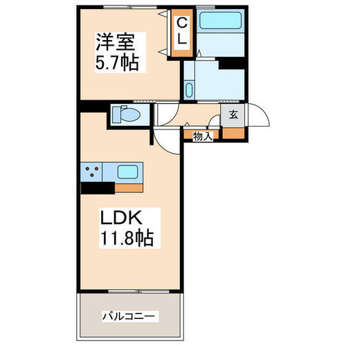 同じ建物の物件間取り写真 - ID:243006738281