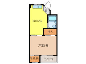 岐阜県岐阜市岩崎（賃貸マンション1DK・4階・25.11㎡） その2