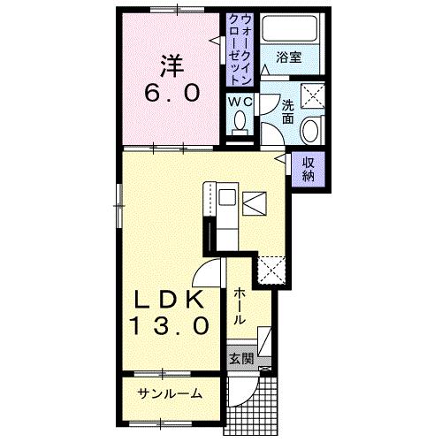 同じ建物の物件間取り写真 - ID:208009307758