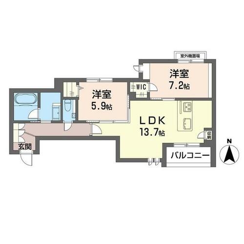 同じ建物の物件間取り写真 - ID:213102456102