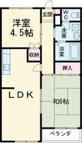 メゾンサニーベール 108 ｜ 埼玉県川越市仙波町１丁目（賃貸アパート2LDK・1階・47.19㎡） その2