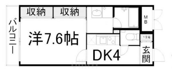 烏丸アネックスＩＩ｜京都府京都市中京区梅忠町(賃貸マンション1DK・10階・31.04㎡)の写真 その2