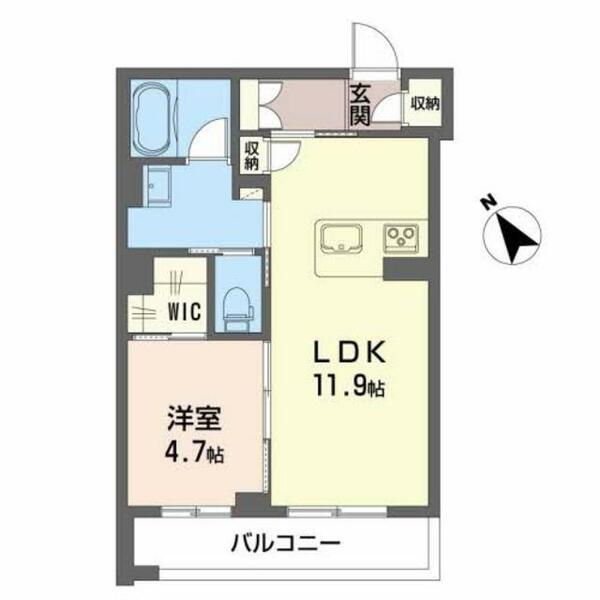 ＣｉｔｙＰｌａｚａ大手門 403｜山形県山形市木の実町(賃貸マンション1LDK・4階・42.15㎡)の写真 その2