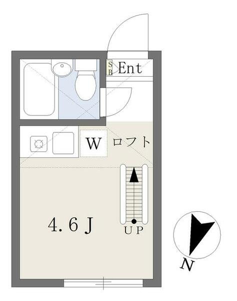 カインドハウス横浜 103｜神奈川県横浜市西区浅間台(賃貸アパート1R・1階・10.92㎡)の写真 その2