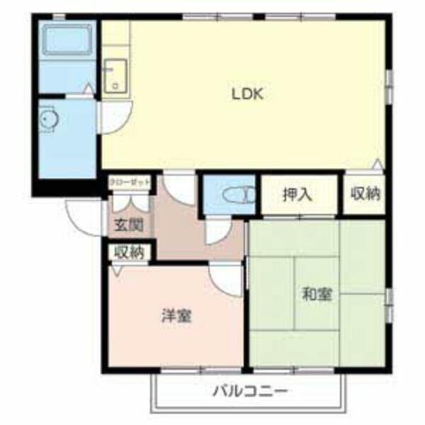 ベクヴェーム春日Ａ A202｜兵庫県姫路市西庄(賃貸アパート2LDK・2階・54.81㎡)の写真 その2