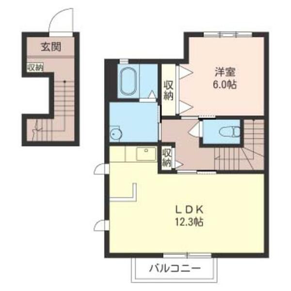 メゾン　ド　長谷 00205｜神奈川県鎌倉市長谷２丁目(賃貸アパート1LDK・2階・52.00㎡)の写真 その2