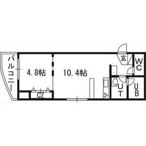 北海道札幌市中央区南十一条西１丁目(賃貸マンション1LDK・9階・36.39㎡)の写真 その2