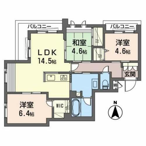 同じ建物の物件間取り写真 - ID:226066015291