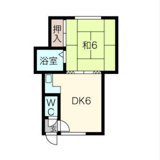 コーポ清和 202｜北海道札幌市白石区平和通１０丁目北(賃貸アパート1DK・2階・25.00㎡)の写真 その2