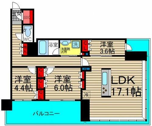 同じ建物の物件間取り写真 - ID:227080522891