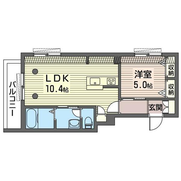 スクウエア中村橋 00302｜東京都練馬区中村２丁目(賃貸マンション1LDK・3階・41.76㎡)の写真 その2