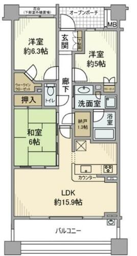 同じ建物の物件間取り写真 - ID:214056022678