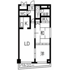 北海道札幌市厚別区厚別中央三条１丁目(賃貸マンション2LDK・2階・54.00㎡)の写真 その2