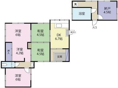 間取り：222018323835