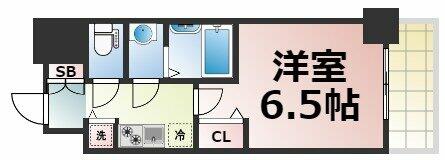 大阪府大阪市東成区大今里３丁目(賃貸マンション1K・13階・22.33㎡)の写真 その2