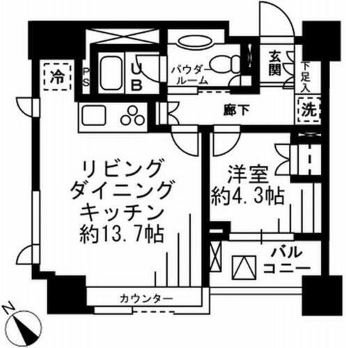 同じ建物の物件間取り写真 - ID:213103868253