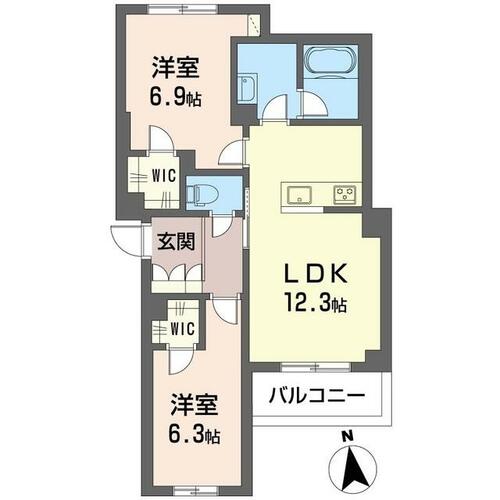 同じ建物の物件間取り写真 - ID:213103305903