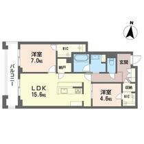 ロゼール 00306 ｜ 千葉県流山市おおたかの森東３丁目（賃貸マンション2LDK・3階・70.95㎡） その2