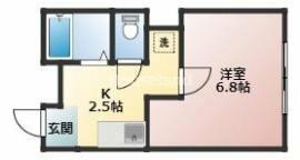 フレデリクスハウン２ 106｜和歌山県和歌山市有本(賃貸アパート1K・2階・22.60㎡)の写真 その2