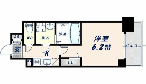 エスリード大阪ＣＥＮＴＲＡＬ　ＡＶＥＮＵＥ 202｜大阪府大阪市東成区神路１丁目(賃貸マンション1K・3階・21.94㎡)の写真 その2