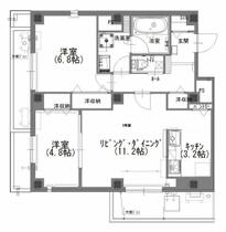 埼玉県新座市野火止５丁目（賃貸マンション2LDK・8階・62.72㎡） その2