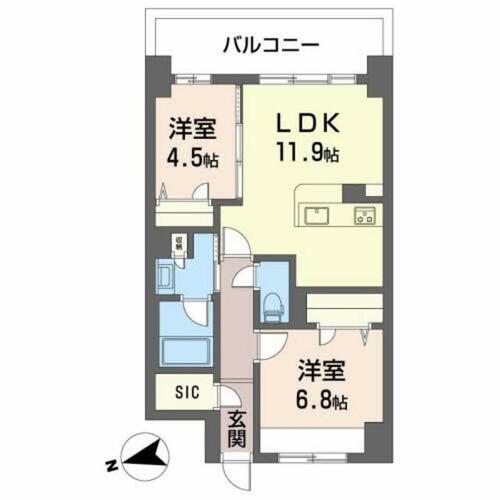 同じ建物の物件間取り写真 - ID:228049247552