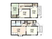 広島市西区高須台３丁目 2階建 築23年のイメージ