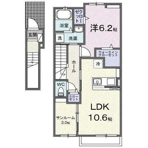 同じ建物の物件間取り写真 - ID:223032983941