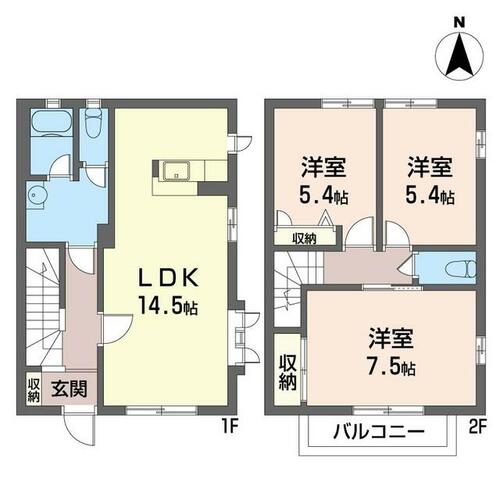 同じ建物の物件間取り写真 - ID:213104349622