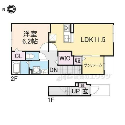 同じ建物の物件間取り写真 - ID:229008949844