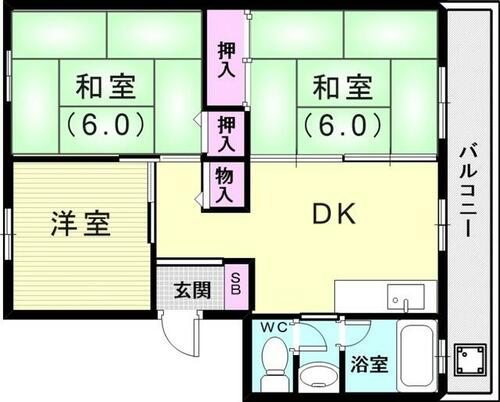 同じ建物の物件間取り写真 - ID:228046804455