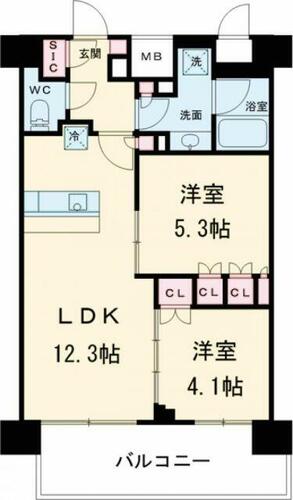 同じ建物の物件間取り写真 - ID:213107798389