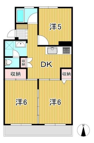 同じ建物の物件間取り写真 - ID:208008645125