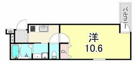 兵庫県尼崎市東園田町４丁目（賃貸アパート1K・3階・30.09㎡） その2