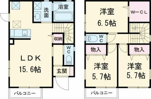 同じ建物の物件間取り写真 - ID:209005613549