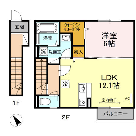 同じ建物の物件間取り写真 - ID:246005026329