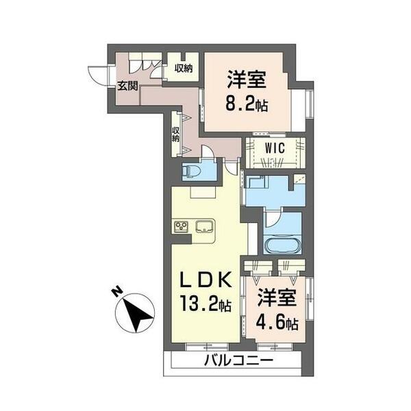 ドメイン２４ 00301｜千葉県流山市おおたかの森西２丁目(賃貸マンション2LDK・3階・72.14㎡)の写真 その2