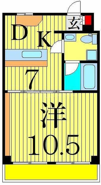 ストークマンション 302｜東京都葛飾区東立石２丁目(賃貸マンション1DK・3階・44.00㎡)の写真 その2