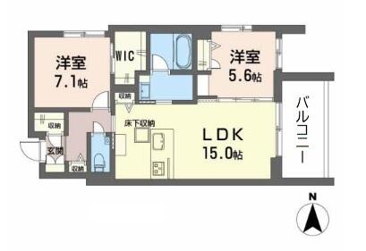 同じ建物の物件間取り写真 - ID:238006858972