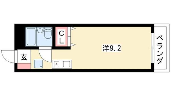 メゾンアリエス C7｜愛知県名古屋市中村区八社１丁目(賃貸マンション1R・3階・23.77㎡)の写真 その2