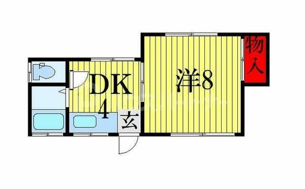 ニタミハイツ 201｜千葉県船橋市海神６丁目(賃貸アパート1DK・2階・23.90㎡)の写真 その2